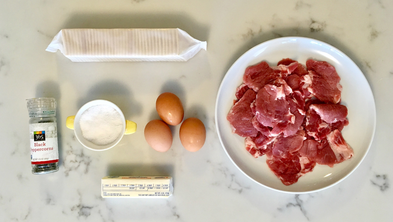 There should be two sleeves of saltines in the photo above. Whoops! (Photo: Kevin Pang)